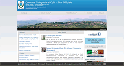 Desktop Screenshot of comunecolognola.it