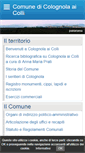 Mobile Screenshot of comunecolognola.it